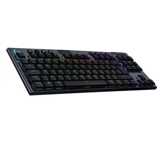 Logitech g915 x lightspeed tkl wireless gaming keyboard - black - clicky